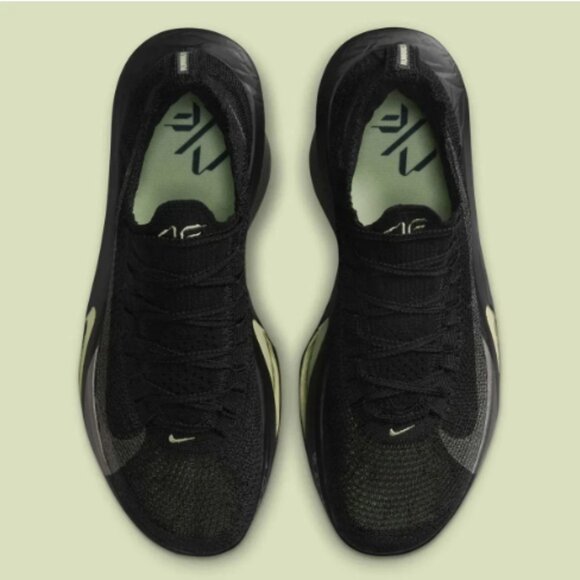 NIKE Alphafly 3 Black Olive Aura Metallic Silver Metallic Medium Ash - Picture 8 of 9